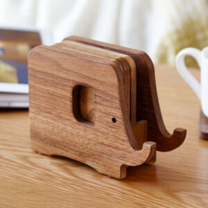 Multifunctional Log Walnut Elephant Nordic Original